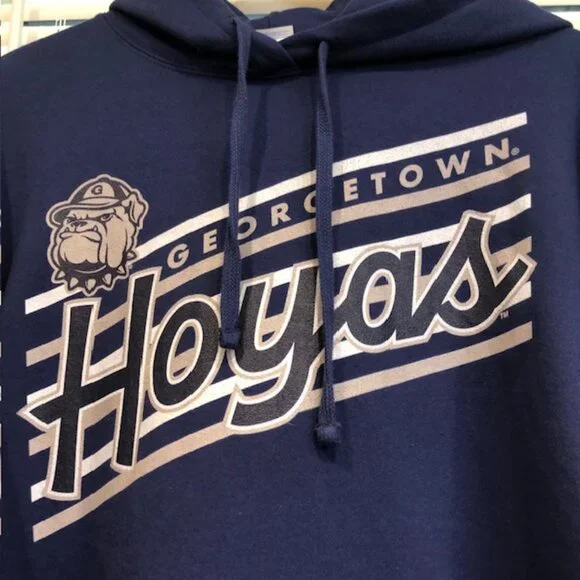 Georgetown Hoyas Unisex Blue Classic Hoodie Size L. - Picture 16 of 16